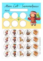 Vorschau - Fördermaterial/Inklusion - Piratenklasse Lobkärtchen Schulanfang / 1. Klasse - Seite 1