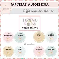 Vista previa - Unidades / Secuencias / Situaciones de Aprendizaje - Affirmation Station (Cards) - Portada