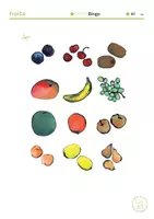 Vorschau - Arbeitsblätter - Wortschatz- und Vokabeltrainer Englisch: Fruits/ Obst - Seite 1