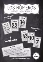 Vorschau - Spiele - Los números - Yo tengo... ¿Quién tiene? 0-30 und 0-100 - Deckblatt