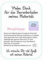 Vorschau - Bildkarten - Tagestransparenz für die Sek 1 Deutsch - Seite 1