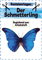 Vorschau - Spiele - Schmetterlinge - Bastelvorlagen begleitend zum Arbeitsheft - Deckblatt