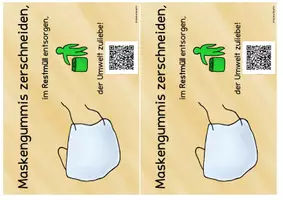 Vorschau - Poster - Plakate Maskenbänder durchschneiden Klimamaterial - Seite 2