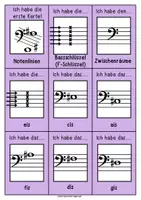 Vorschau - Stationenlernen - Notenlesen Bassschlüssel mit Kreuz - Lesespiel - Seite 2