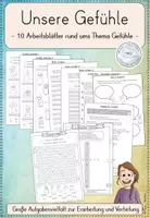 Vorschau - Arbeitsblätter - Materialpaket Gefühle Ethik Klasse 2/3 - Seite 1