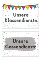 Vorschau - Poster - Unsere Klassendienste (im Pünktchen-Design) - Seite 3