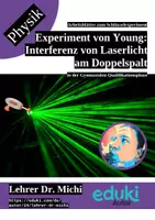 Vorschau - Arbeitsblätter - Interferenz von Laserlicht am Doppelspalt (Thomas Young) - Deckblatt