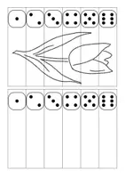 Vorschau - Arbeitsblätter - Puzzle, Würfelspiel & Schneideübung „TULPE“ (Zahlen bis 6 & Würfel) - Seite 3