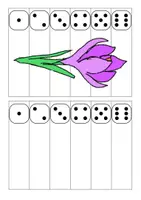 Vorschau - Arbeitsblätter - Puzzle, Würfelspiel & Schneideübung „KROKUS“ (Zahlen bis 6 & Würfel) - Seite 2
