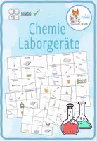 Vorschau - Spiele - Laborgeräte Chemie - Bingo - Deckblatt
