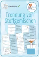 Vorschau - Spiele - Trennung von Stoffgemischen – Domino Spiel - Deckblatt