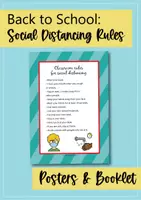 Vorschau - Poster - Back to School: Social Distancing Rules (Englisch) - Seite 2