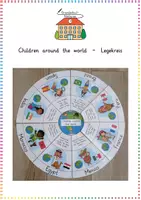 Vorschau - Anderer Materialtyp - Children around the world - Legekreis - Deckblatt