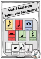 Vorschau - Präsentationen/Tafelbilder - Notenwerte - Wort- und Bildkarten (Tafelmaterial) - Deckblatt