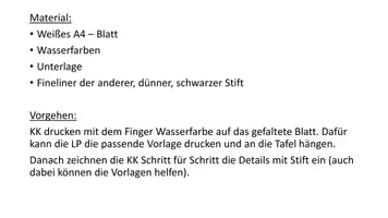 Vorschau - Mal- und Bastelvorlagen - Kunst: Weihnachtskarte oder Bild mit Fingerabdrücken gestalten - Seite 1