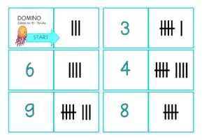 Vorschau - Spiele - Dominos Zahlen bis 10 (Kraft der 5) - Seite 2