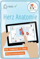 Vorschau - Spiele - Herz Anatomie – digitales Puzzle für Computer & iPad - Deckblatt