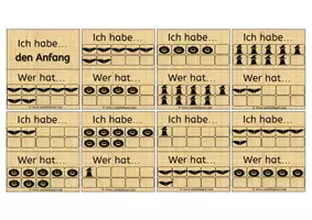 Vorschau - Spiele - Ich habe...Wer hat...? Mengen erfassen - Seite 1
