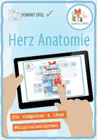 Vorschau - Spiele - Herz Anatomie – digitales Domino Spiel für Computer & iPad - Deckblatt