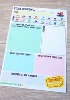 Vista previa - Unidades / Secuencias / Situaciones de Aprendizaje - Film Review template - Portada
