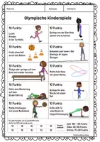 Vorschau - Arbeitsblätter - Kinderolympiade Version 2 - Seite 2