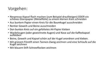 Vorschau - Mal- und Bastelvorlagen - Kunst- Weihnachtskarte gestalten- Rentier (mit Kaffeekapsel) - Seite 3