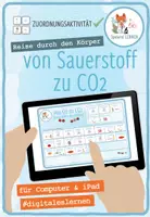 Vorschau - Spiele - Reise durch den Körper: von O2 zu CO2 - digitales Sortierspiel für Computer & iPad - Deckblatt