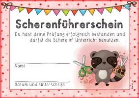 Vorschau - Anderer Materialtyp - Scherenführerschein (für Waschbärenklassen) - Seite 2