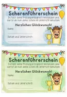Vorschau - Poster - Scherenführerschein (für die 1. Klasse) - Seite 1