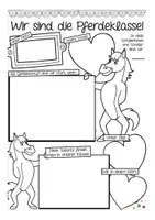 Vorschau - Arbeitsblätter - Unsere Pferdeklasse Sketchnotes / Arbeitsblätter Grundschule - Seite 2
