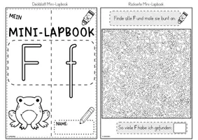 Vorschau - Unterrichtsreihen - Mini-Lapbook | Buchstabe F/f | Buchstabeneinführung - Seite 2