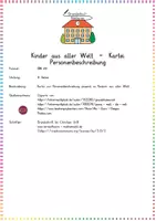 Vorschau - Bildkarten - Kinder aus aller Welt - Kartei Personenbeschreibung - Seite 1