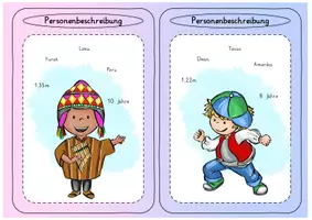 Vorschau - Bildkarten - Kinder aus aller Welt - Kartei Personenbeschreibung - Seite 3