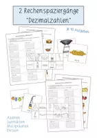 Vorschau - Arbeitsblätter - Rechenspaziergang - Dezimalzahlen - Seite 1