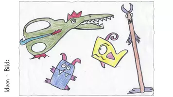 Vorschau - Stundenentwürfe - Kunst: Monster aus Alltagsgegenständen gestalten - Seite 3