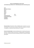 Vorschau - Stundenentwürfe - Schriftliche Planung Raumorientierung Würfelgebäude - Deckblatt