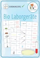 Vorschau - Spiele - Bio Laborgeräte – Zuordnungs / Paare Finden Spiel - Deckblatt