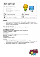Vorschau - Spiele - Klassen-Spiel: Bälle sortieren (5-15 Min) Material: Bälle - Seite 1