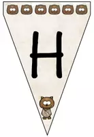 Vorschau - Poster - Wimpelkette für die Fledermausklasse - Seite 1