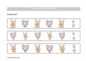 Vorschau - Arbeitsblätter - Wer kommt als nächster? - Seriation - Deckblatt