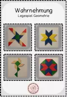 Vorschau - Spiele - Legespiel zur Wahrnehmung: nachlegen, spiegeln - Deckblatt