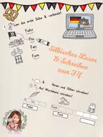 Vorschau - Arbeitsblätter - Silbisches Lesen & Schreiben F - Freebie - Deckblatt