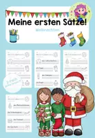 Vorschau - Arbeitsblätter - Meine ersten Sätze - Weihnachten - 1. Klasse - Schreiben - Deckblatt