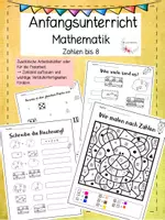 Vorschau - Arbeitsblätter - Anfangsunterricht Mathematik Arbeitsblätter Klasse 1 - Deckblatt