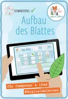 Vorschau - Spiele - Struktur und Aufbau des Blattes – digitales Domino für Computer & iPad - Deckblatt