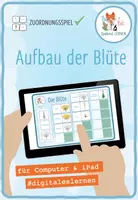 Vorschau - Spiele - Aufbau der Blüte – digitales Zuordnungsspiel für Computer & iPad - Deckblatt