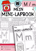 Vorschau - Unterrichtsreihen - Mini-Lapbook | Buchstabe M/m | Buchstabeneinführung - Deckblatt