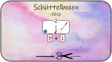 Vorschau - Arbeitsblätter - Freiarbeitsmaterialkarten Schüttelboxen- ZR10 - Deckblatt
