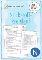 Vorschau - Test - Stickstoffkreislauf – Lernkontrolle - Deckblatt
