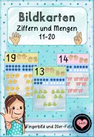 Vorschau - Poster - Sparpaket: Bildkarten zu den Ziffern 0-20 - Seite 1